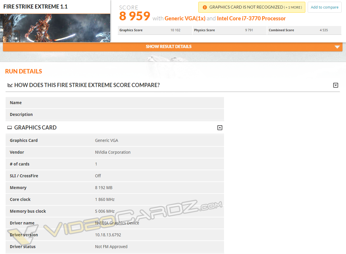 First GTX 1080 3DMark Benchmarks Supplant GTX 980 Ti Highs