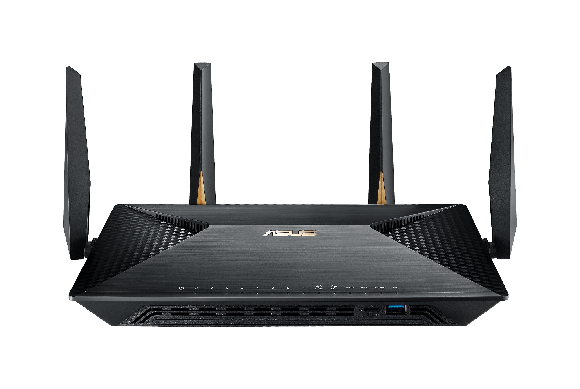 asus brt-ac828 ac2600 dual-wan vpn wi-fi router - front - small.jpg