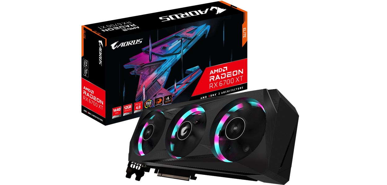 GIGABYTE Launches AORUS Radeon RX 6700 XT ELITE