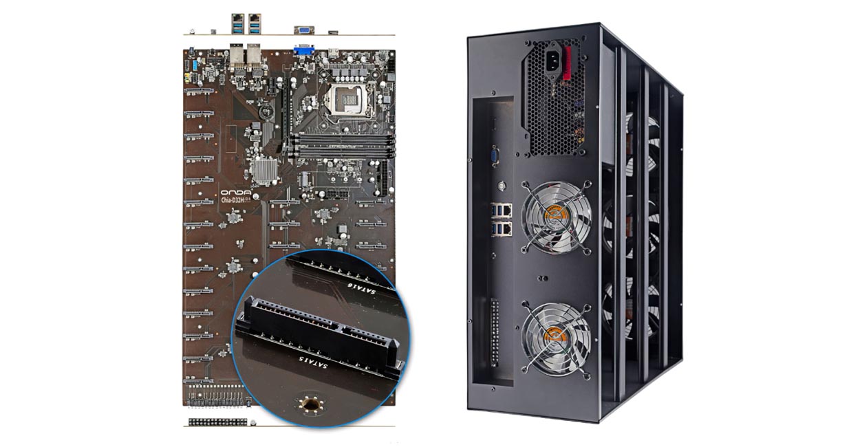 Onda B365 D32-D4 Magic Edition Chia Mining Board Spotted