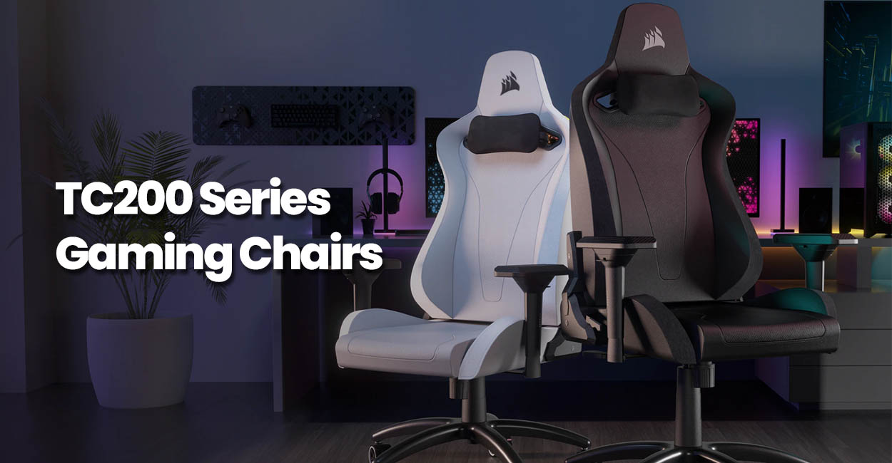 CORSAIR Launches New TC200 Gaming Chairs