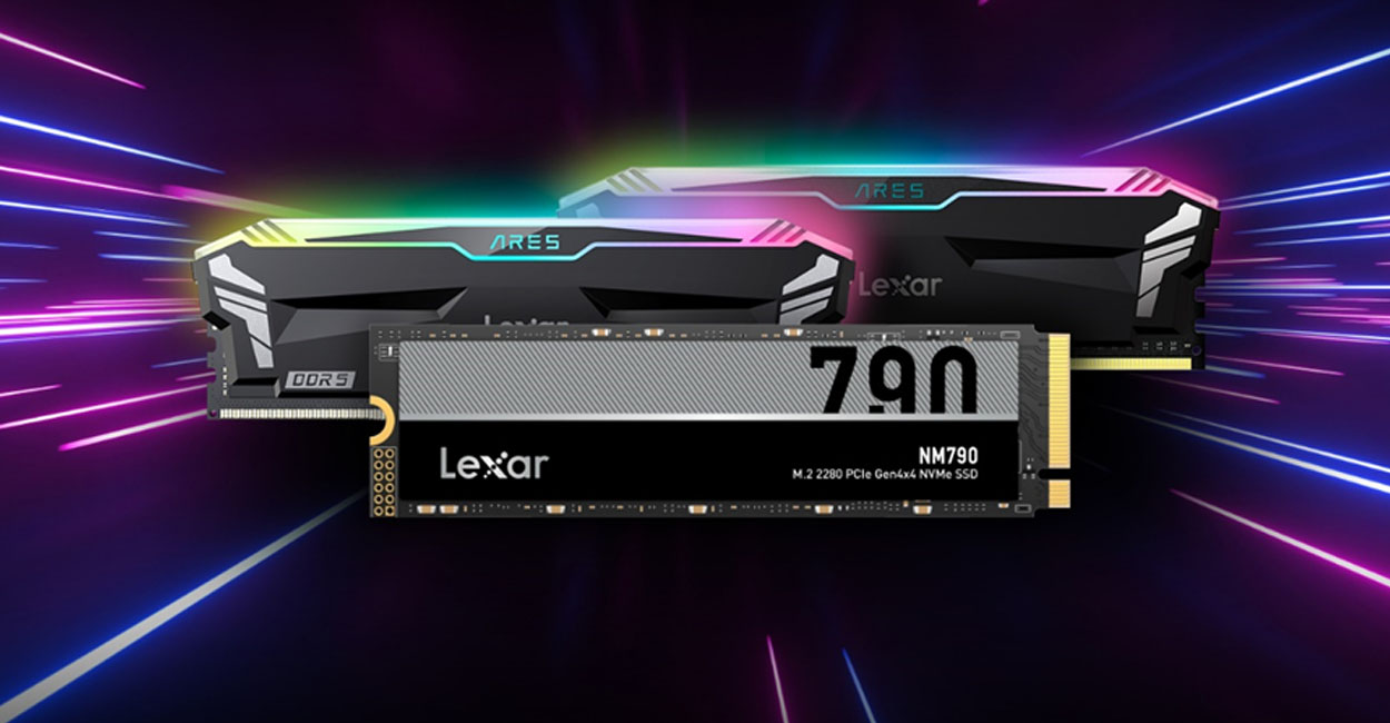 Lexar Introduces NM790 PCIe NVMe SSD and Faster ARES RGB Memory Kits