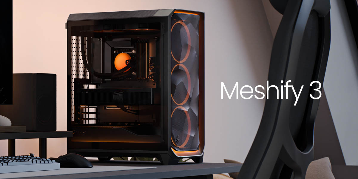 Introducing Fractal Meshify 3 Cases and Momentum Fans