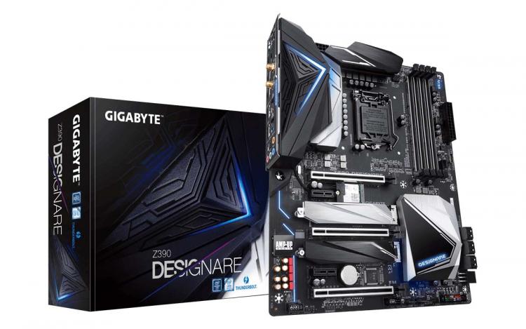 GIGABYTE Presents Z390 DESIGNARE and X299 WU8 Motherboards for Professionals